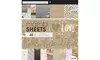 Me And My Big Ideas Paper Pad 12 X 12 Gold Rush
