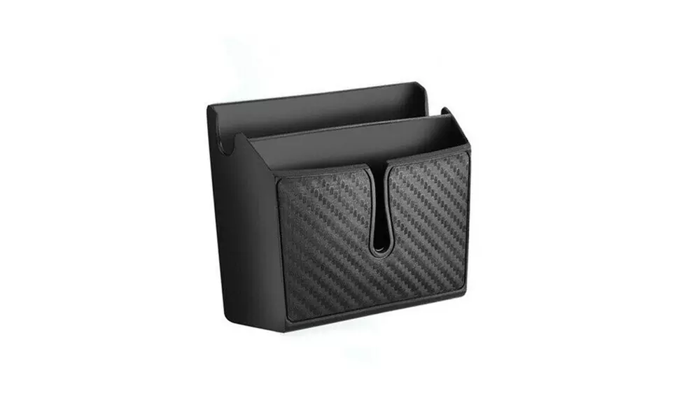 Car Storage Box Phone Holder Coin Mobile Phone Charge Box Pocket Organizer - Second Medium