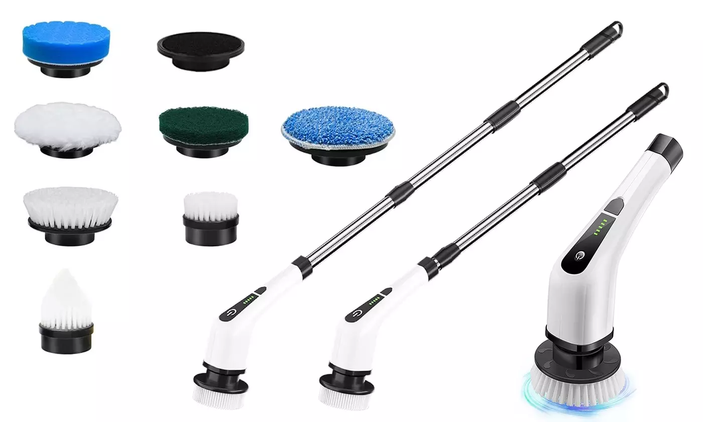 iMounTEK Cordless Electric Spin Scrubber Handheld Telescopic Cleaning Brush - Primary Image