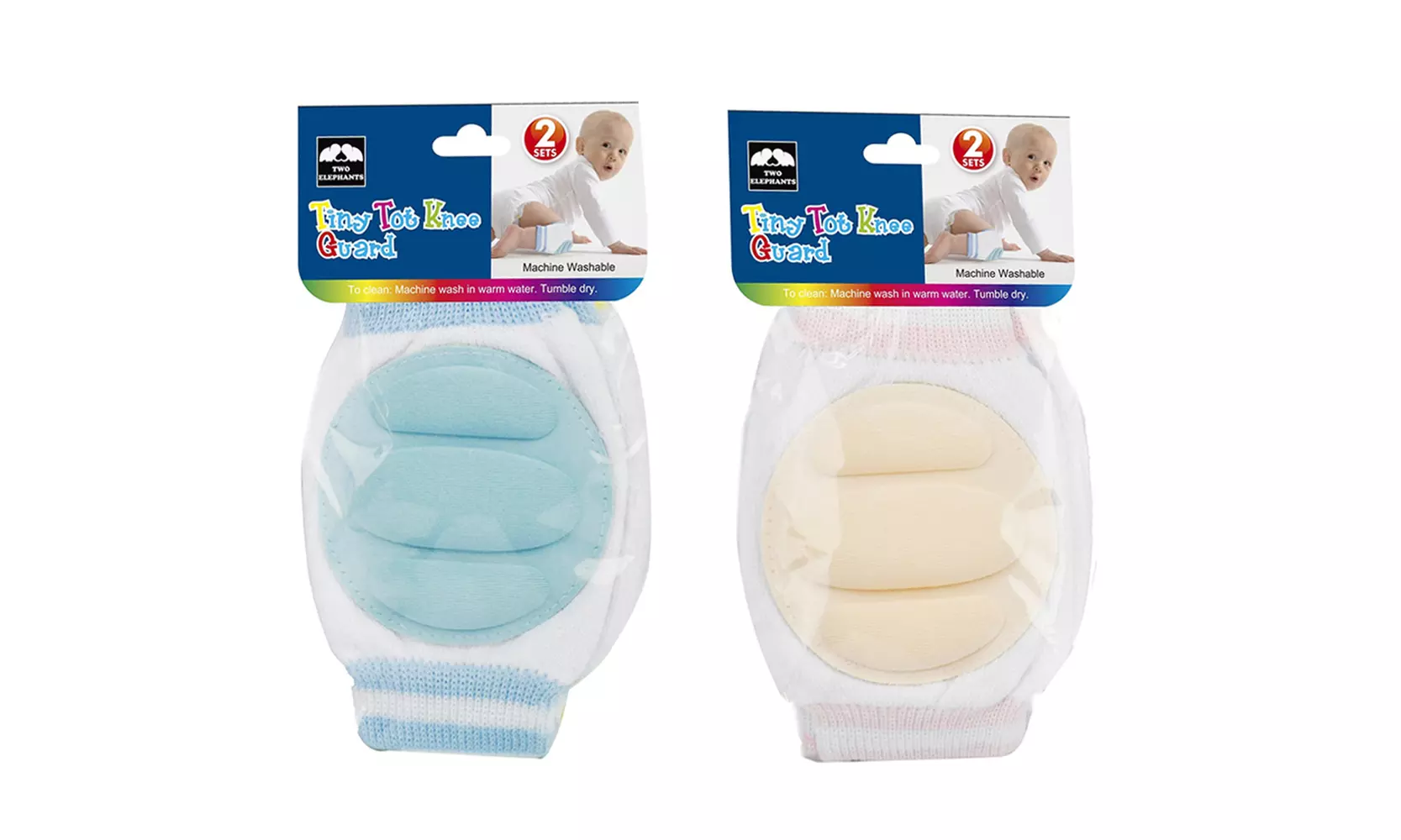Two Elephants Tiny Tot Knee Guards (2-Pairs) - Primary Image