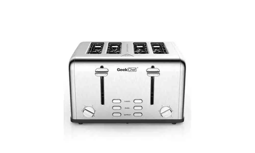 Toaster 4 Slice, Stainless Steel Extra-Wide Slot Toaster - Primary Image