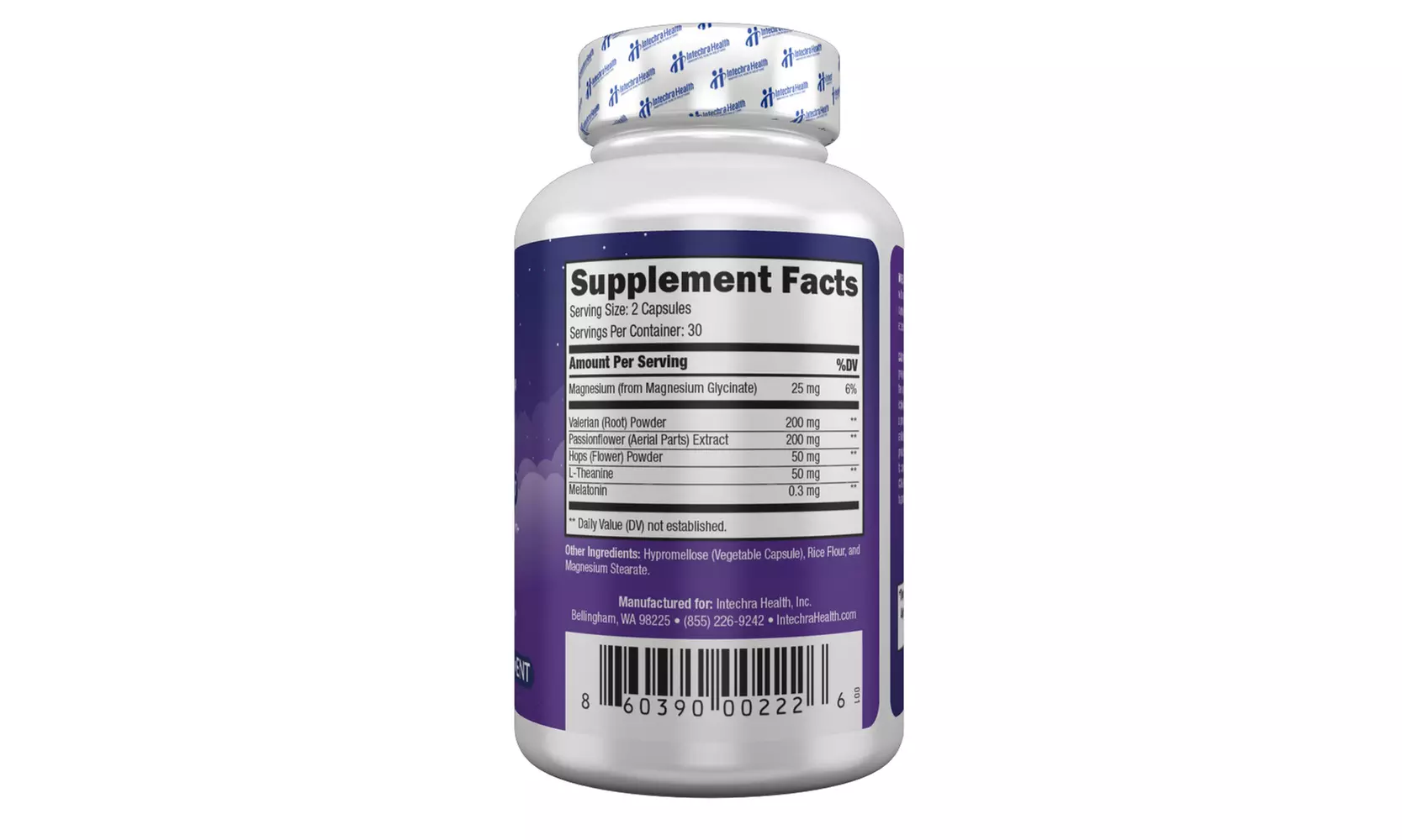 Ziesta Sleep Aid - Fall Asleep Fast & Wake Up Refreshed - 60 Sleeping Pills - Second Medium