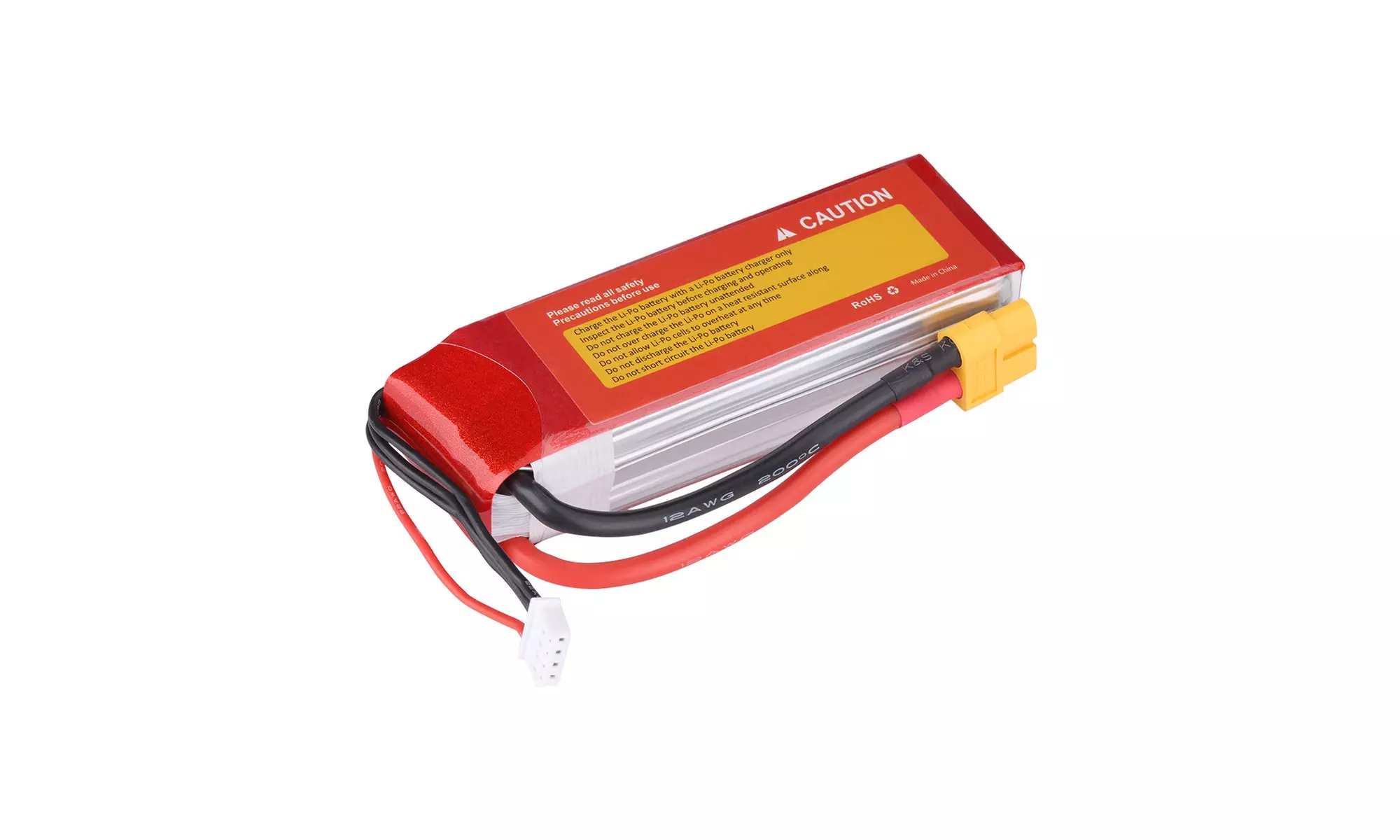 2 X FLOUREON 3S1P 11.1V 2200mAh 25C with XT60 Plug LiPo Battery Pack - Second Medium