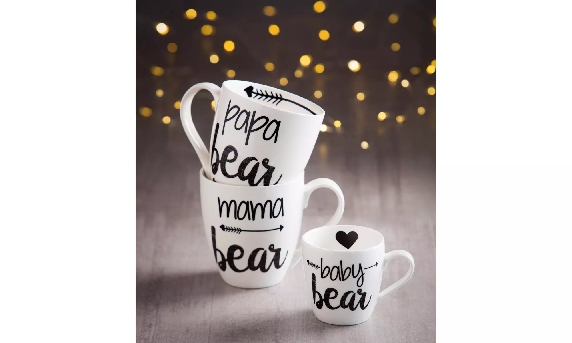 Ceramic Cup O' Java Cup Gift Set, Bear Family - Primary Image