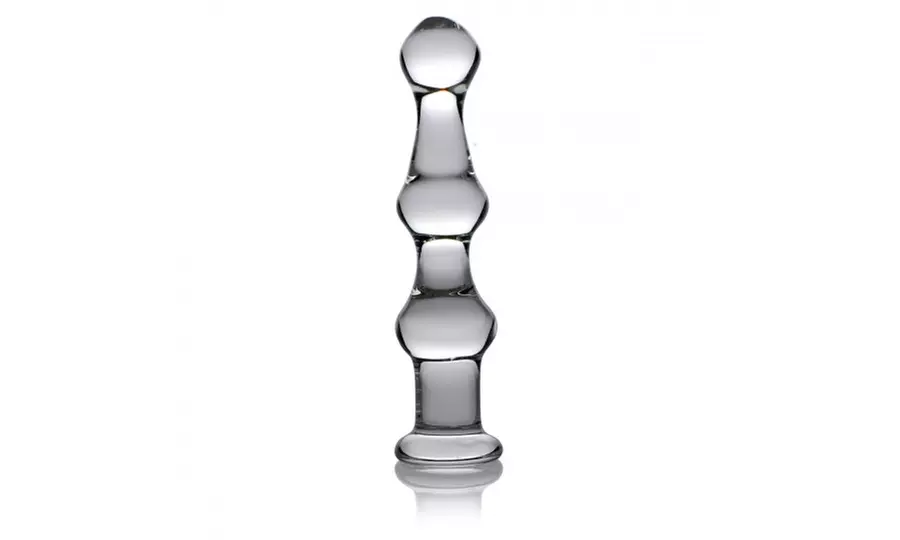 3 Bumps Glass Dildo - Primary Image