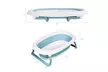 Costway Folding Baby Bathtub Newborn Toddler Collapsible Bath Support w/ Cushion - Second Medium
