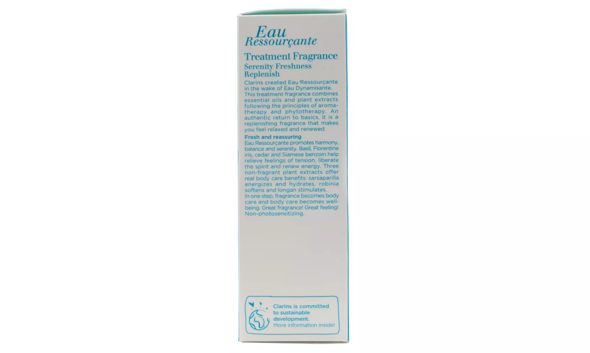 Clarins Eau Ressourçante Treatment Fragrance Spray 100ml / 3.3 fl oz - Second Medium