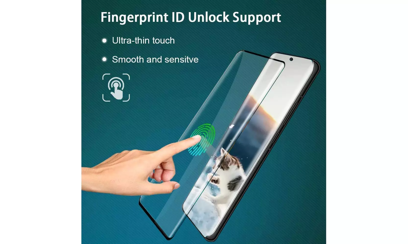 2X Galaxy S21 Plus S22 Ultra S20 FE 5G Screen Protector Tempered Glass 9H Clear
