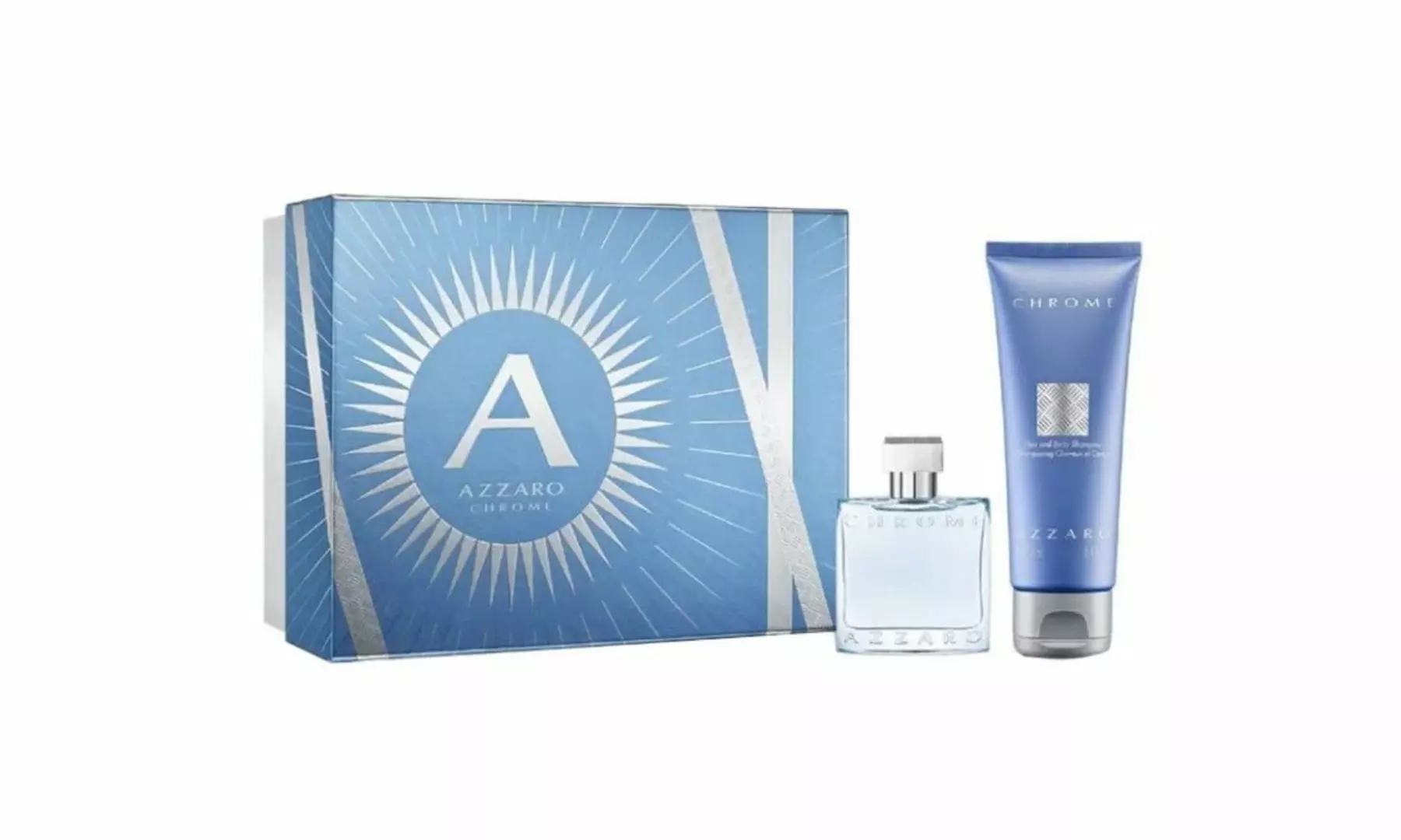 Azzaro Chrome Eau de Toilette Cologne Gift Sets for Men (2-piece or 3-piece)