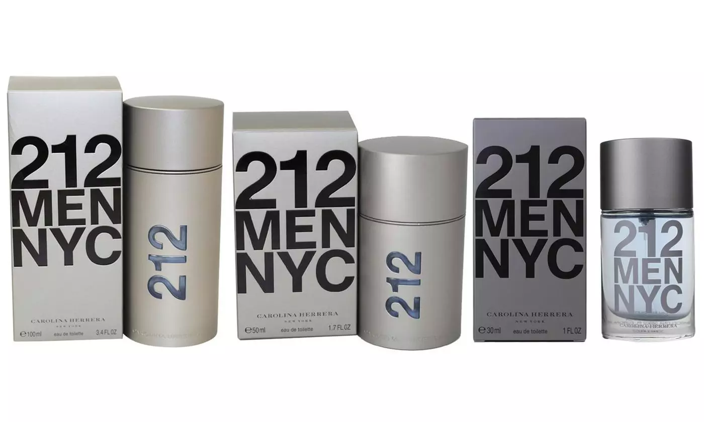 Carolina Herrera 212 Eau de Toilette for Men (1, 1.7, or 3.4 Fl. Oz.) - Primary Image