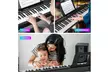 Costway 88 Key Folding Piano Keyboard with Wireless MIDI Dual Speakers - Second Medium