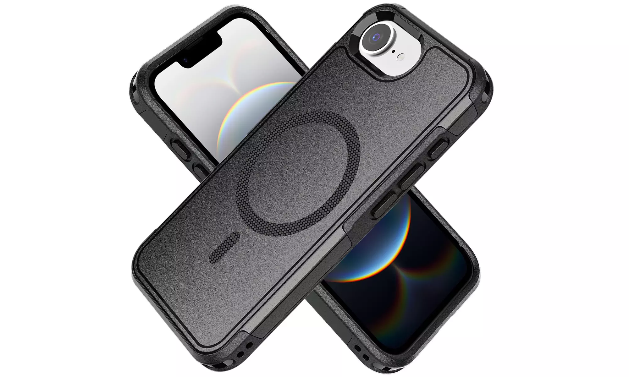 AICASE for iPhone 16e Magnetic Shockproof Heavy Duty Protective Case w/ Cushion