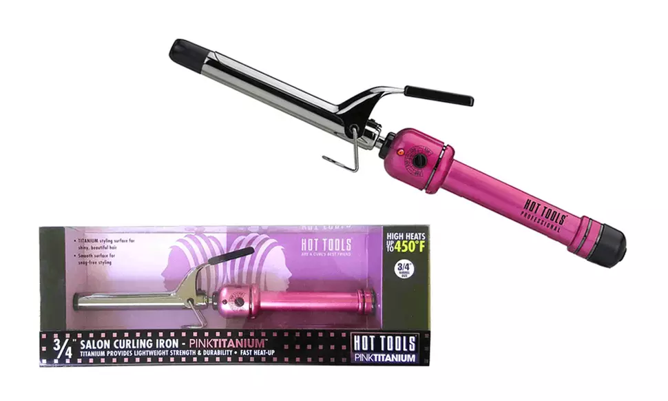 Hot Tools Pink Titanium Curling Iron/Wand - Second Medium