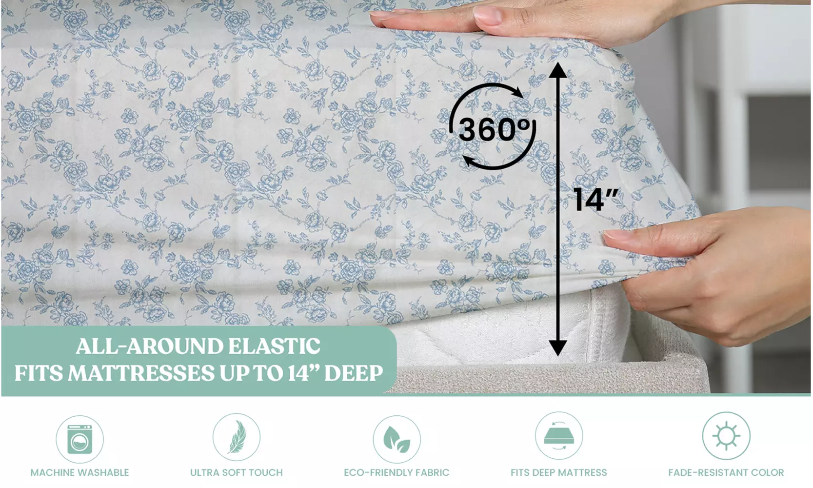 Luxury Home 6-Piece Microfiber Bed Sheet Set