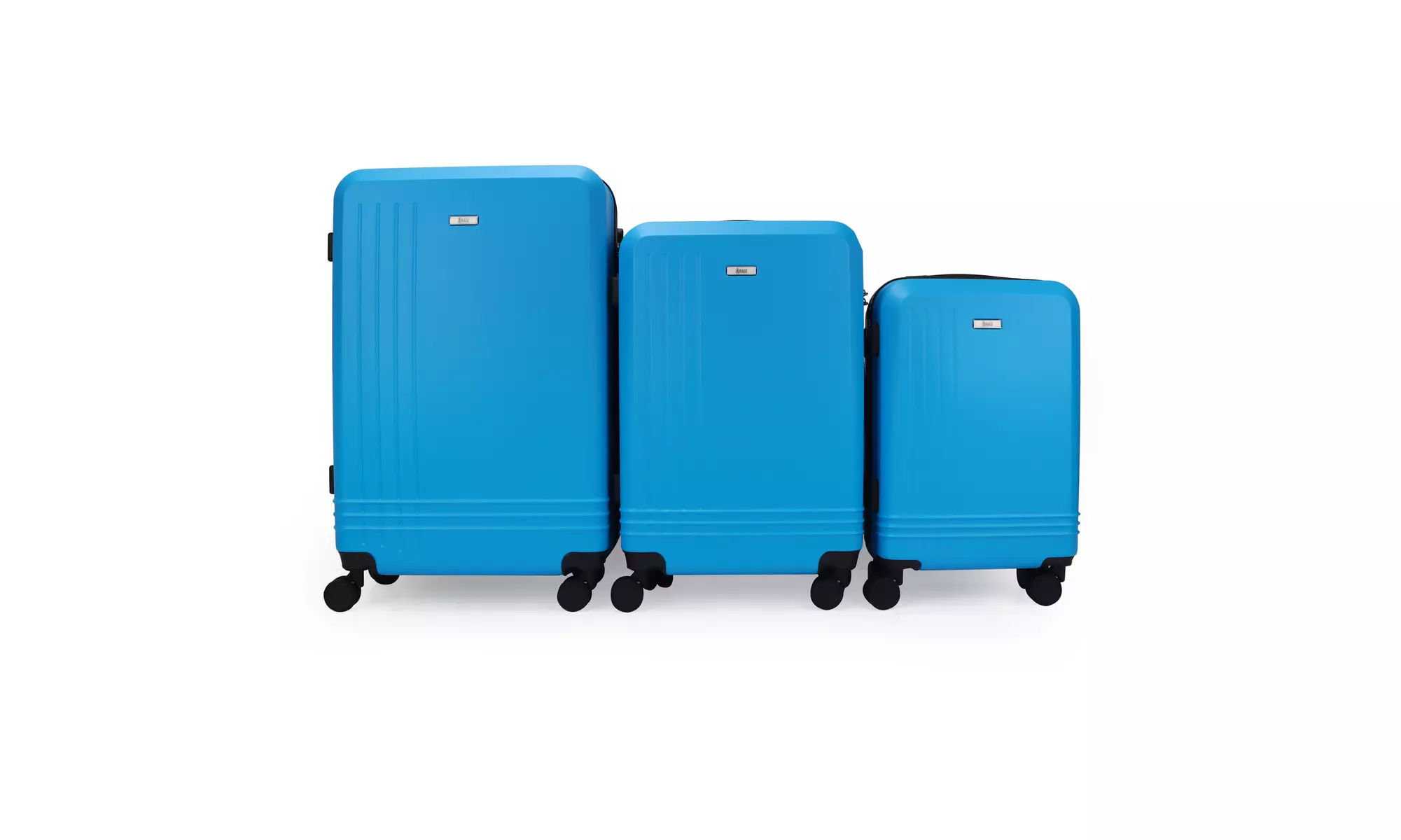 3-Piece Hardside Luggage Set with 360 Dual Spinner Wheels and Combo Lock