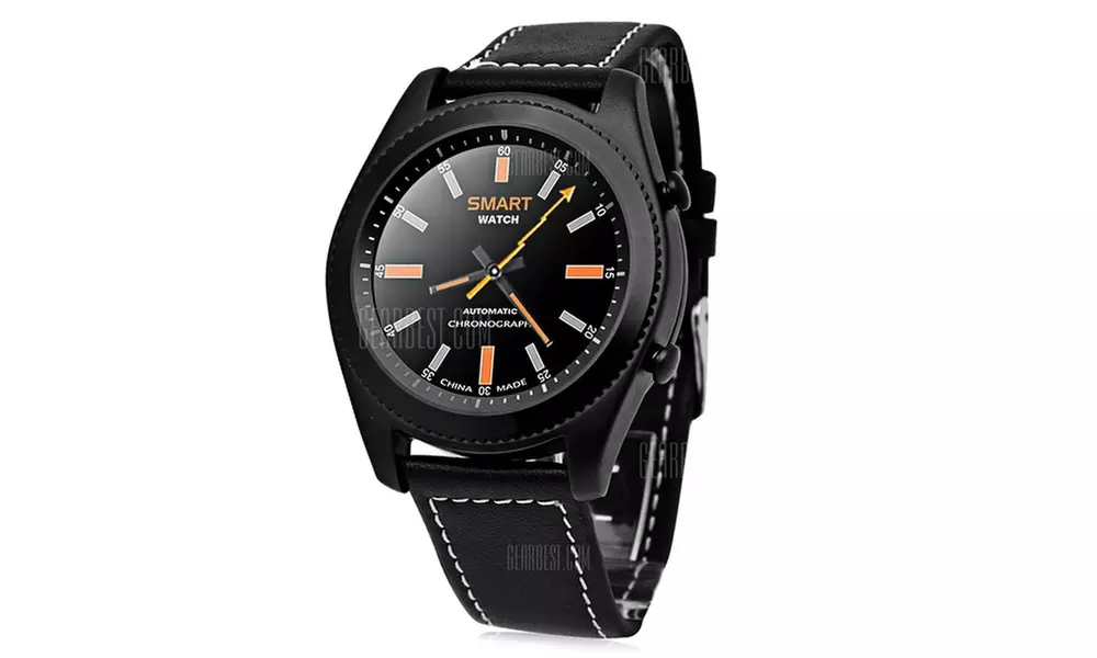 TechComm S9 Bluetooth smartwatch with NFC and heart rate monitor - Primary Image