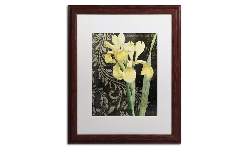 Color Bakery 'Ode To Yellow' Matted Wood Framed Art - Second Medium