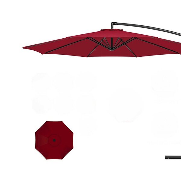 Up To 61 Off On 10 Ft Hanging Umbrella Patio Groupon Goods