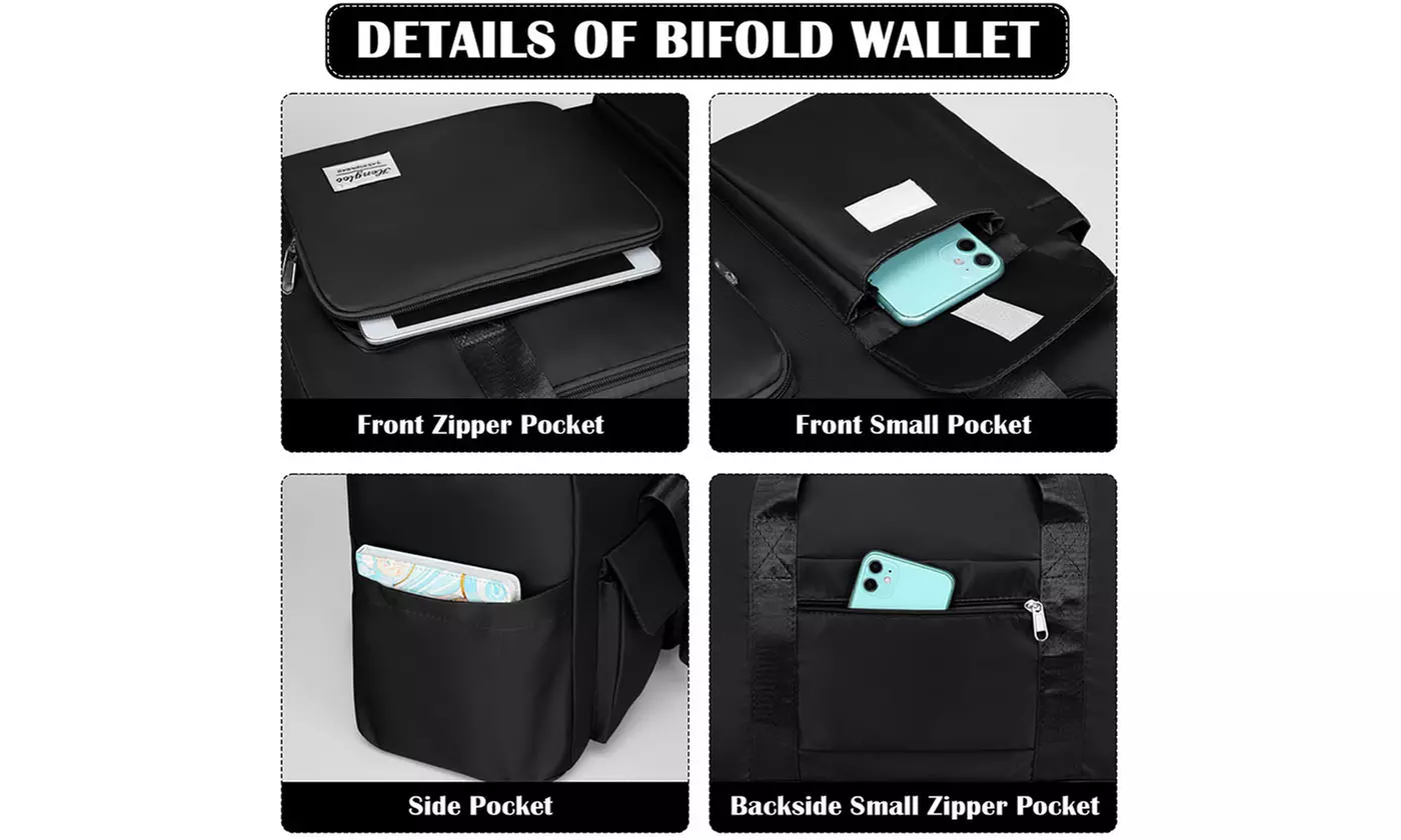 Multi-Functional Duffel Bag Lightweight Expandable Travel Bag With Wheels