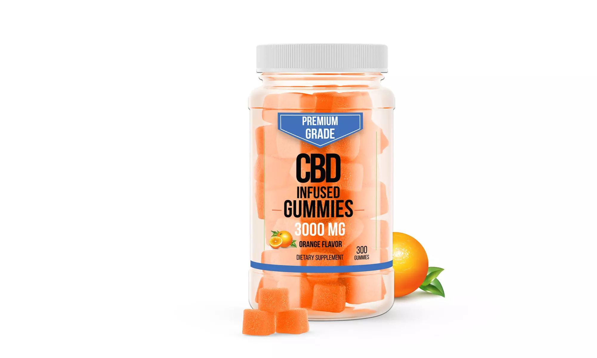 Premium Grade CBD Gummies from Select Organics Various Flavors (300mg-3000mg)