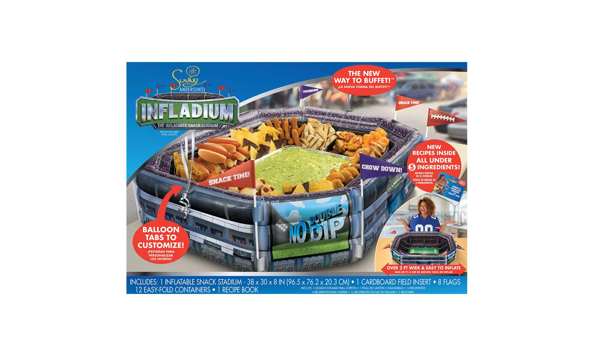 Football Inflatable Snack Stadium - Second Medium