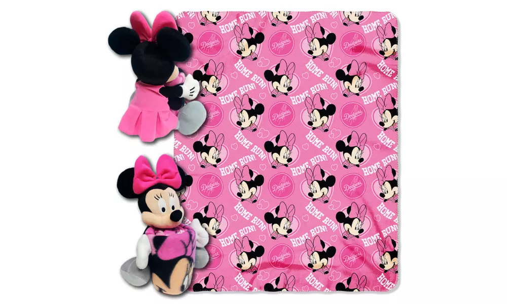 COB 03802 Dodgers Minnie Hugger with Throw - Primary Image