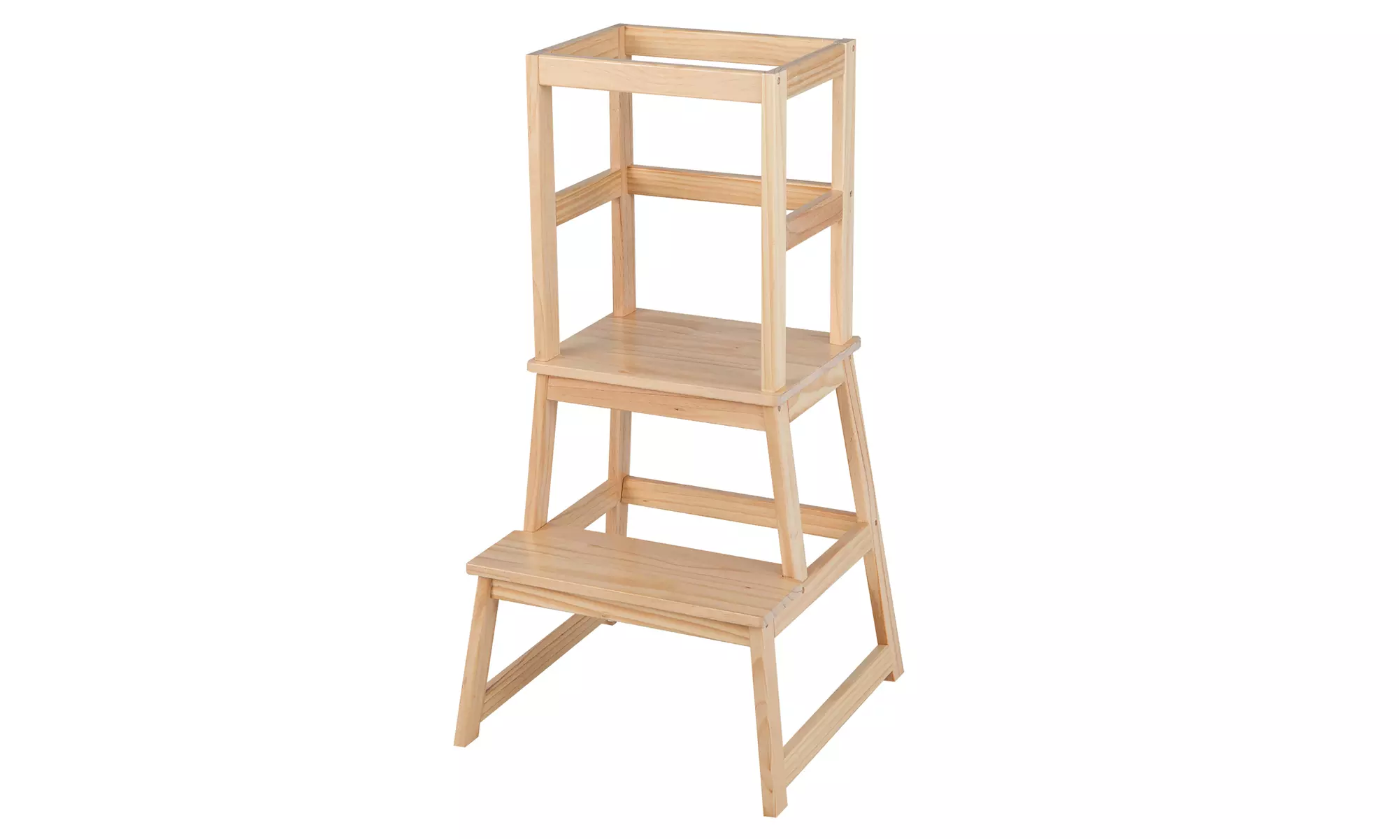 Costway Kids Kitchen Step Stool Kids Standing Tower with Safety Rails - Primary Image
