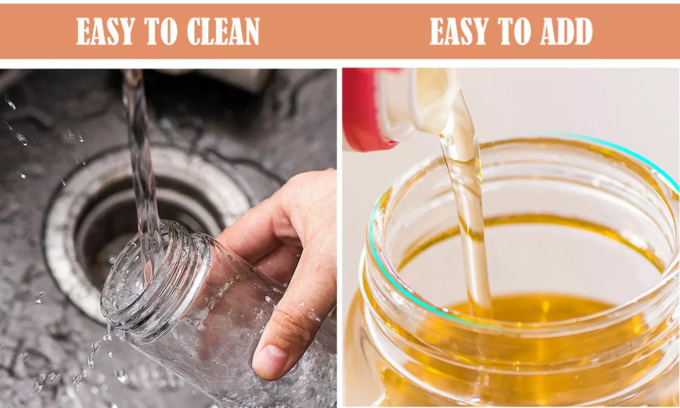 8.4oz Glass Oil Spray Bottle for Kitchen, Salad, Frying, BBQ