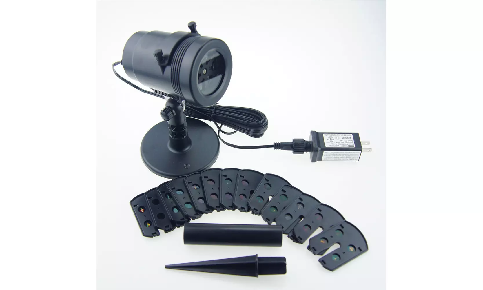 Colorized Auto Moving Projection Lights With 14 Replaceable Lens - Primary Image