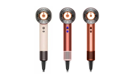 Dyson Refurbished Dyson Supersonic Nural HD16 Gift Edition Hair Dryer - Refurbished A Yes 100 Silk/Pink Champagne in Amber