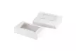 10 White Paperboard Pop-Up Window Box, Pastry  Cake Bakery Boxes, 8"x5.5"x2" - Second Medium