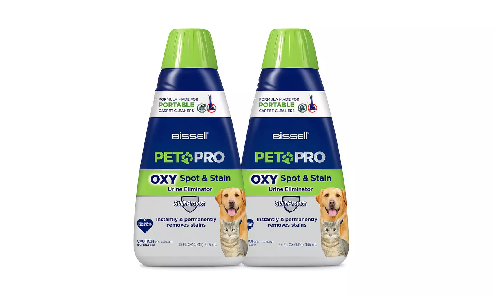 Bissell Pet Pro Oxy Spot & Stain Formula for Portable Vacuums - 1, 2 or 3pk