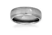 Polished Grooved Tungsten Carbide Ring (7mm) - Second Medium