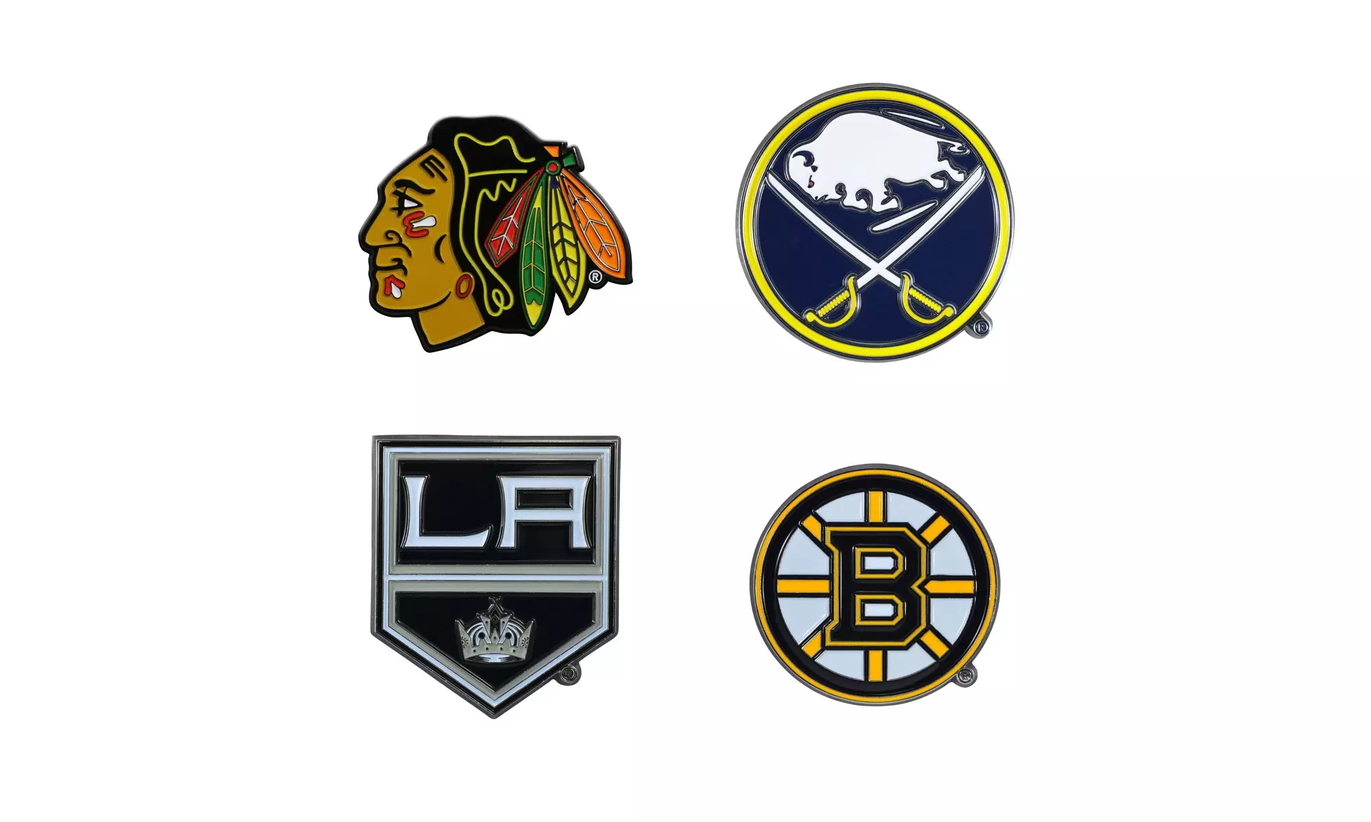 Fanmats NHL 3D Metal Auto Emblem - COLOR - Primary Image