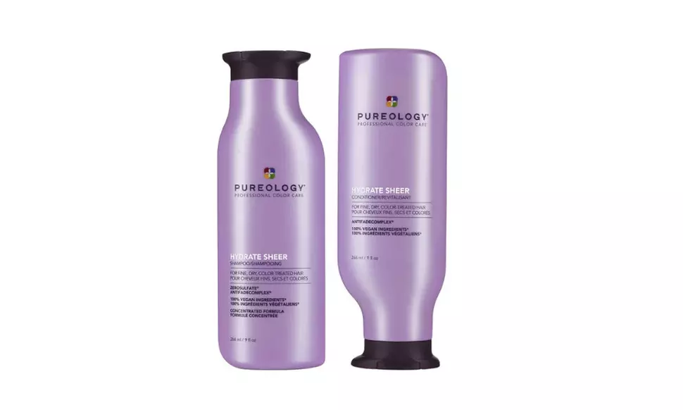 Pureology Hydrate, Sheer, Strength Cure or Pure Volume Shampoo & Conditioner 9oz