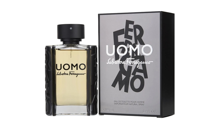 Image 3: Salvatore Ferragamo Uomo EDT Spray for Men 3.4 Fl. Oz. 