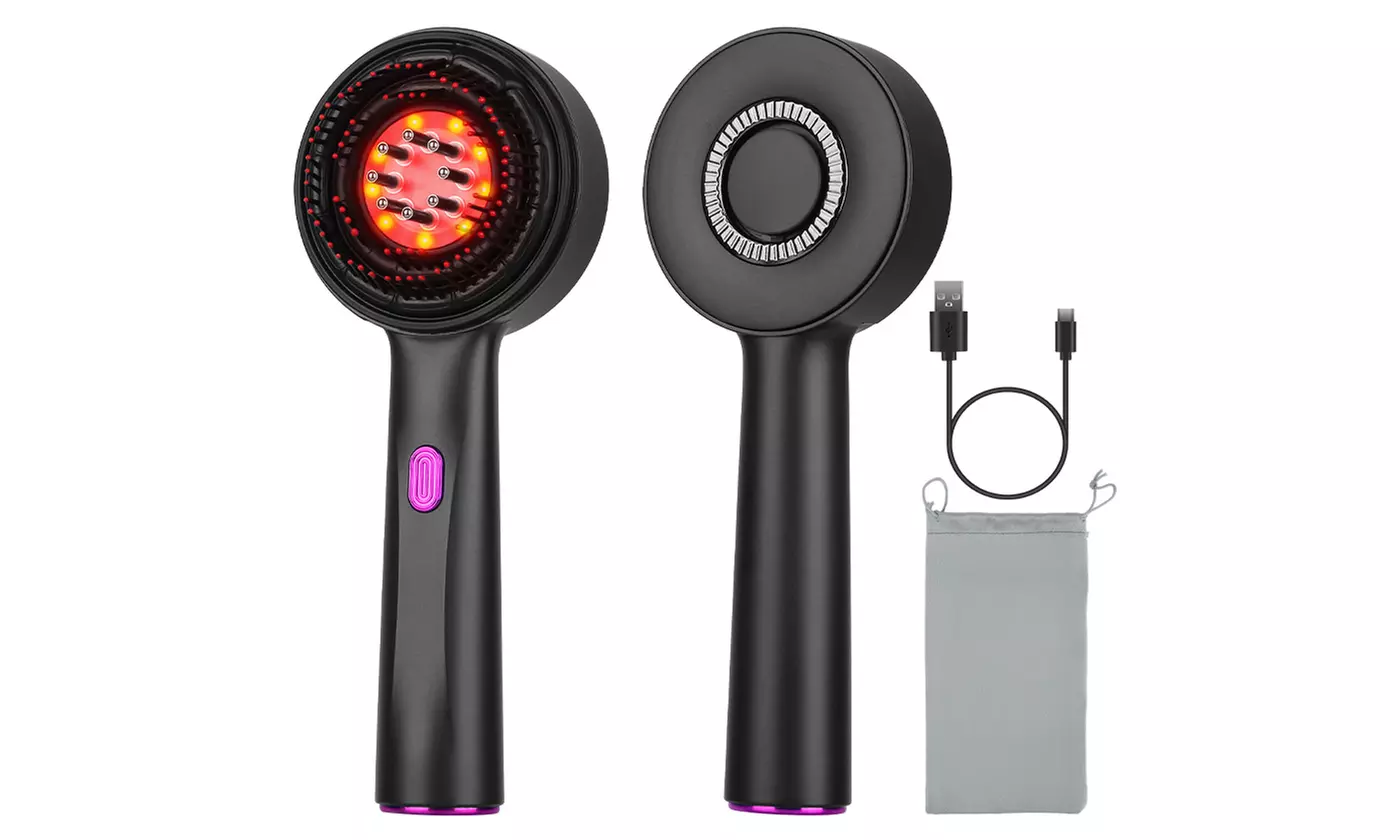iMounTEK 3-in-1 Red Light Scalp Massager and Hair Oil Applicator Massage Comb