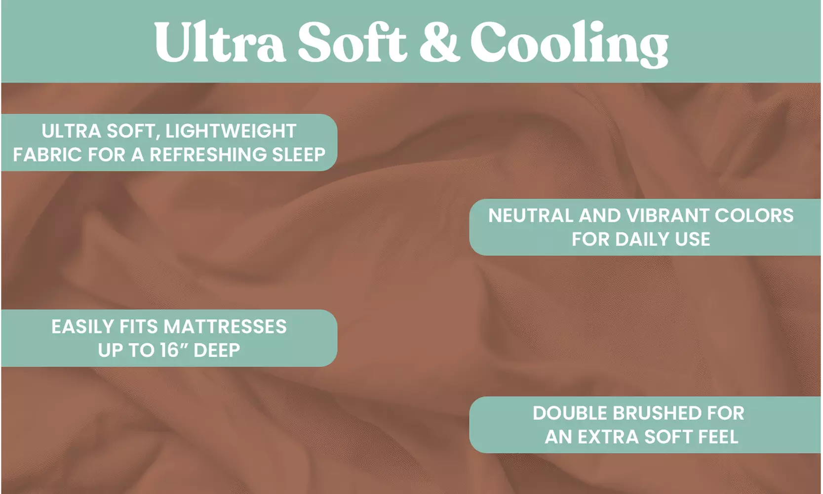 Luxury Home 6-Piece Microfiber Bed Sheet Set