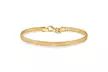 Mesh-Link Bangle Bracelet in 14k Yellow Gold 7.5" - Second Medium