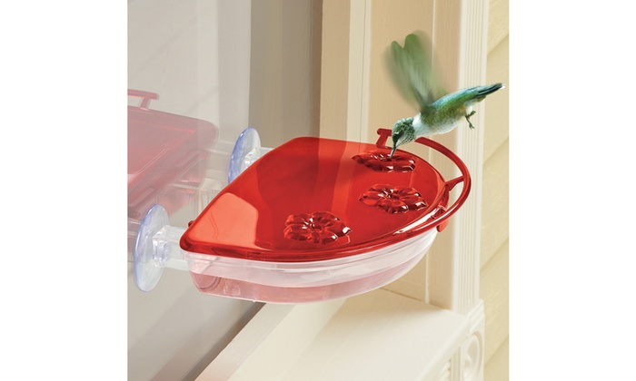 Up To 44 Off On Red Plastic Window Mount Humm Groupon Goods
