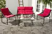 Safavieh 4-Piece Conversation Set with Cushions. Choose Your Color. - Second Medium