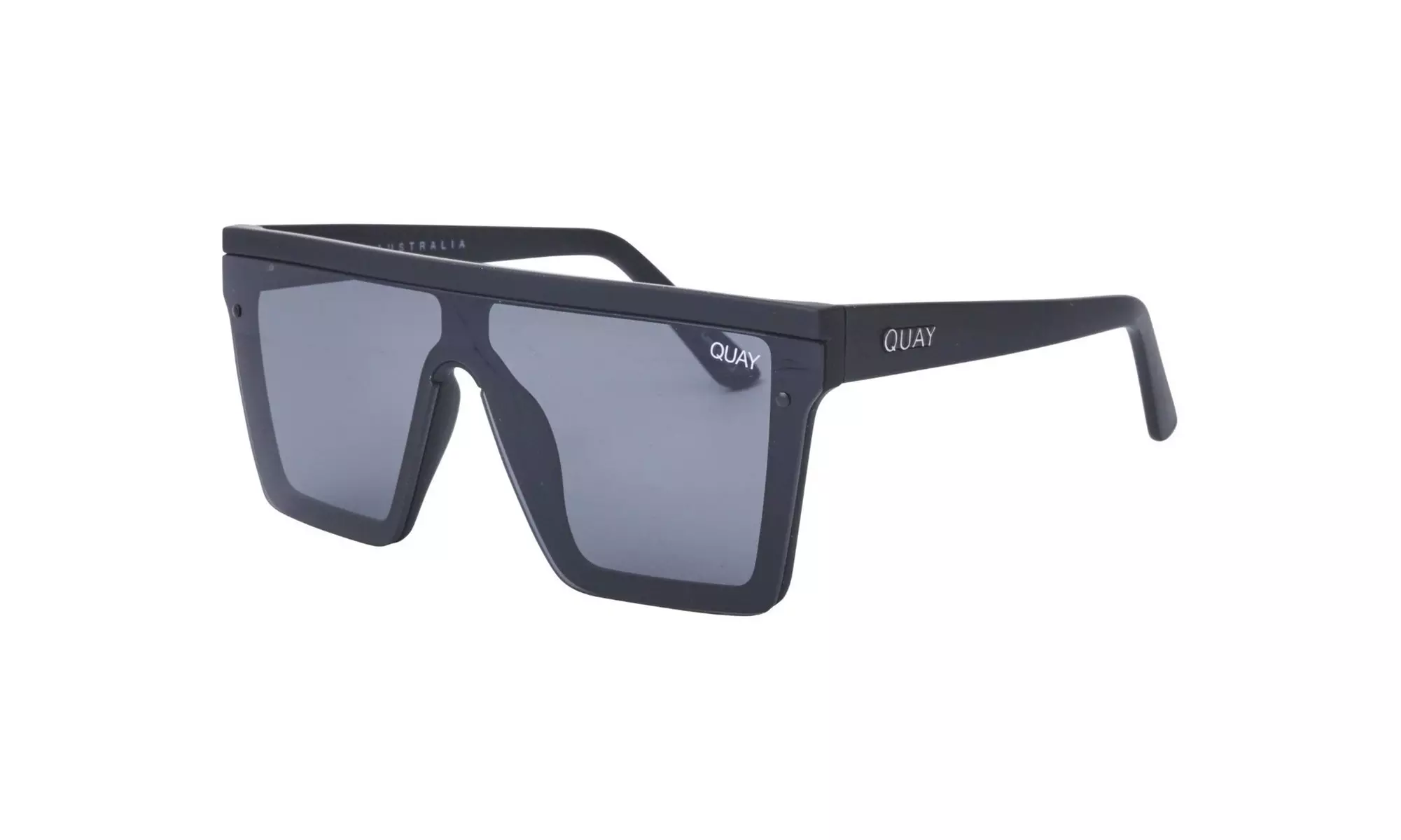 QUAY Hindsight Women Sunglasses Square QW-000311-BLK/SMK Black / Smoke - Primary Image