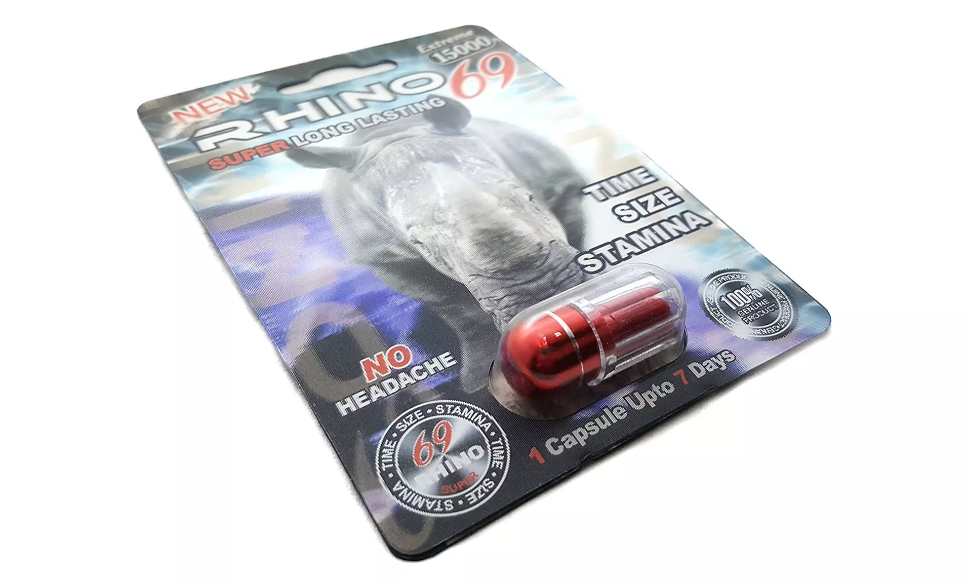 Rhino 69 Platinum 15000 enhancement supplement - Second Medium