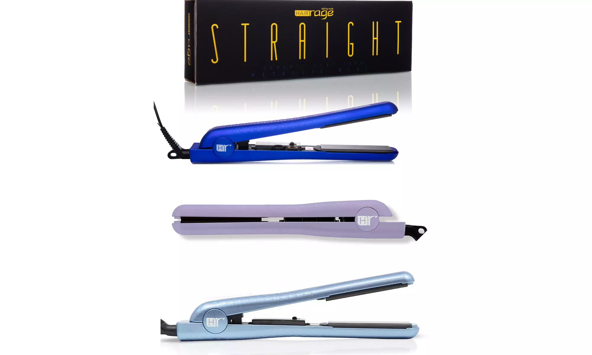 Hair Rage Gemstone Plated 1.25 Ceramic Flat Iron - Primary Image