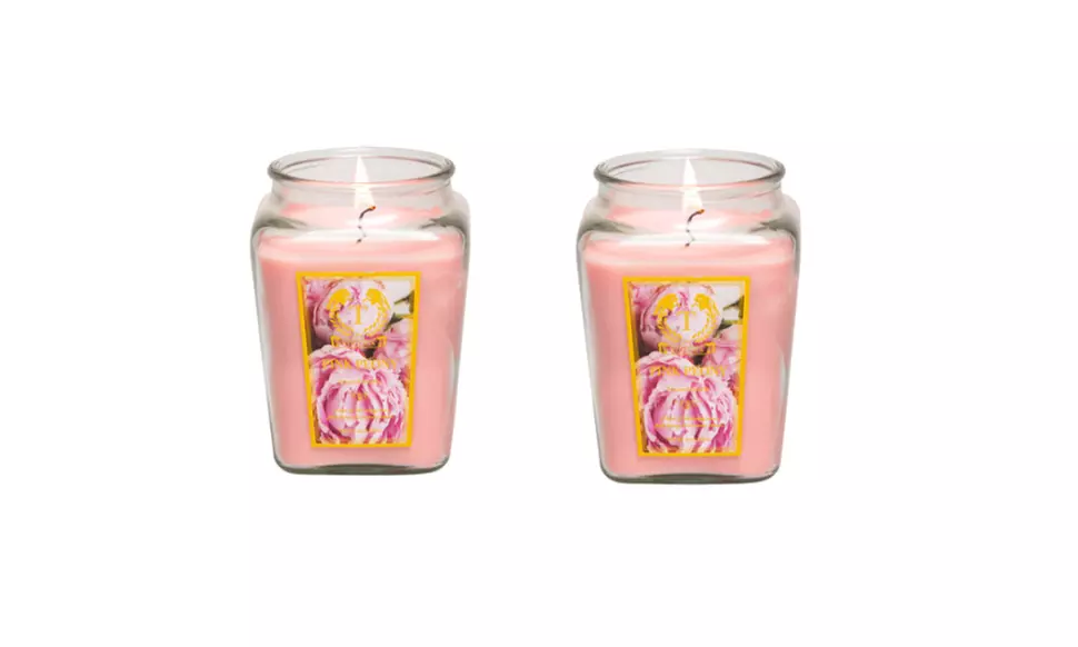 Six-Piece Toccata Aroma Scented Candles in 18oz Diamond Jars