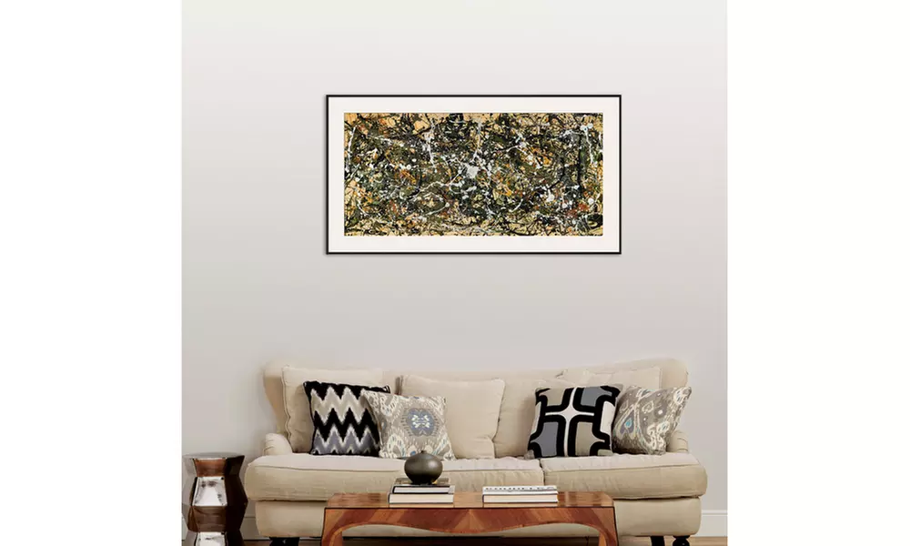 Number 8, 1949 by Jackson Pollock - Second Medium