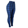 Image 5: Women's Stretchy Plaid Print Pants Casual Tights Soft Skinny Basic Leggings