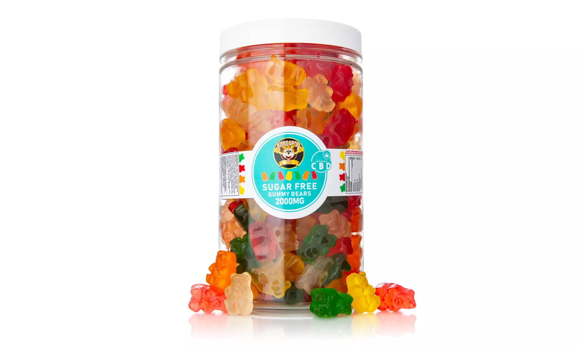 Sugar-Free Organic CBD Gummies from Kangaroo (150mg-5000mg)