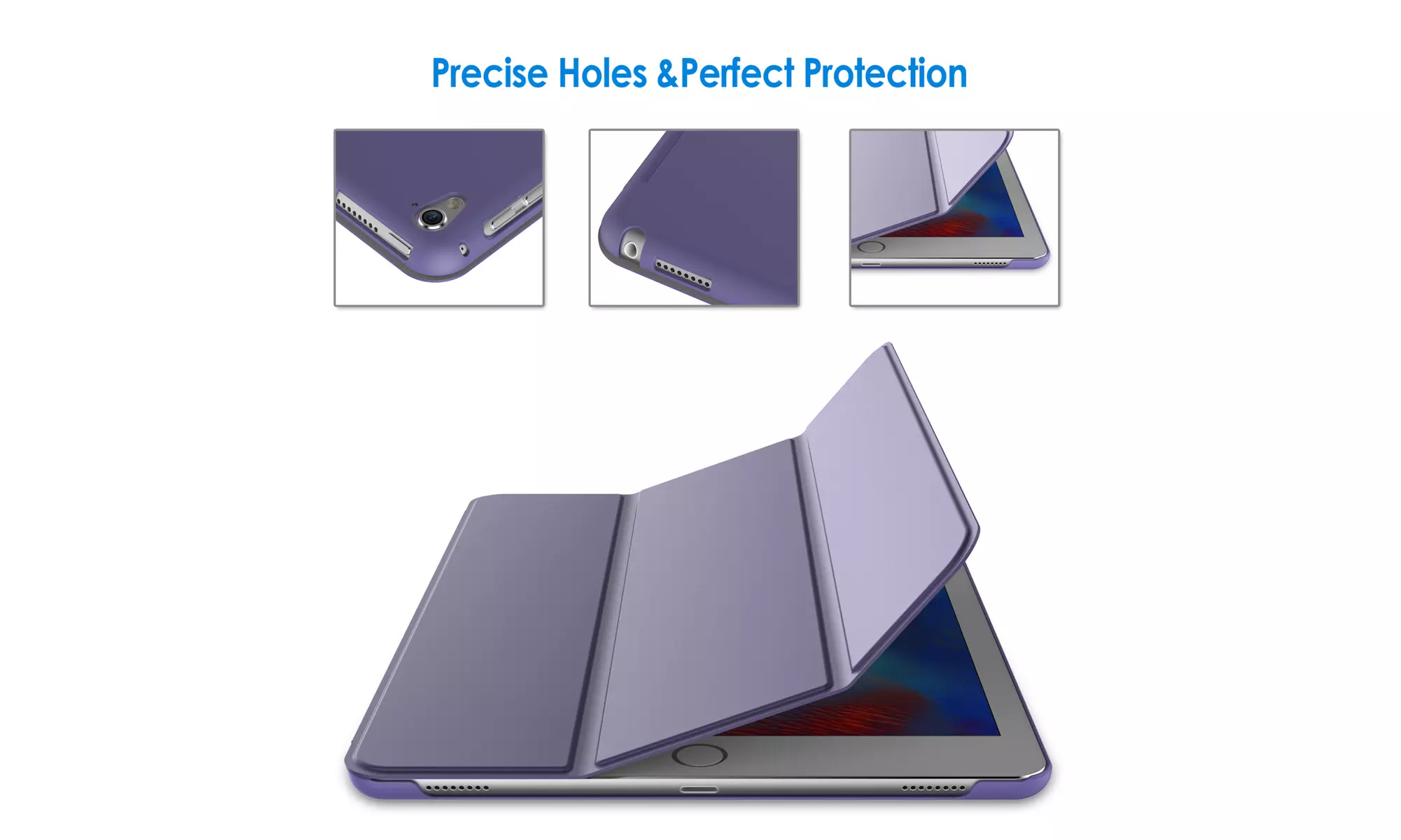 JETech Case for iPad Pro 9.7-Inch 2016 Model, Smart Cover Auto Wake/Sleep