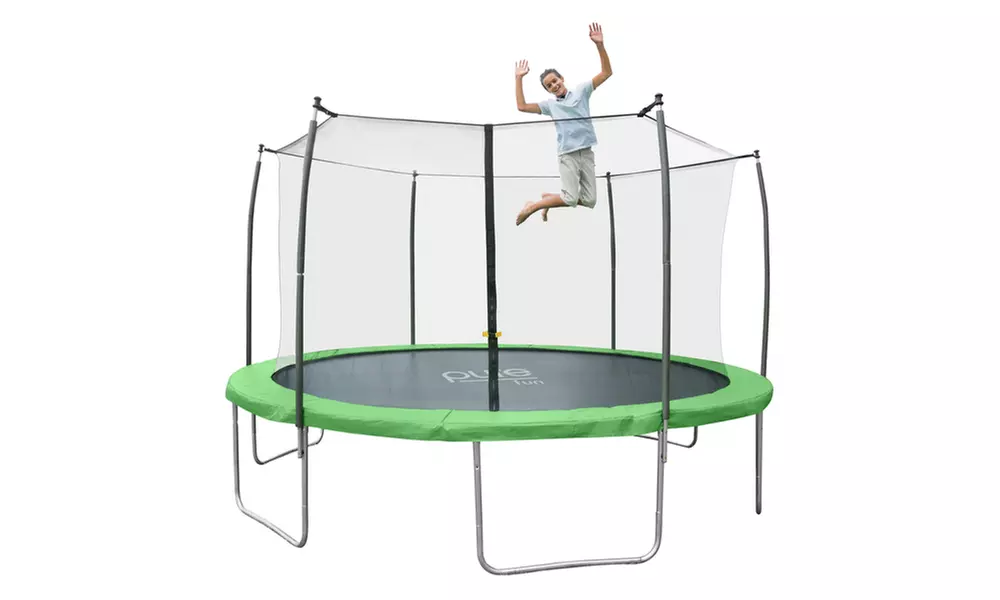 Pure Fun Dura-Bounce 12ft Trampoline with Enclosure - Second Medium